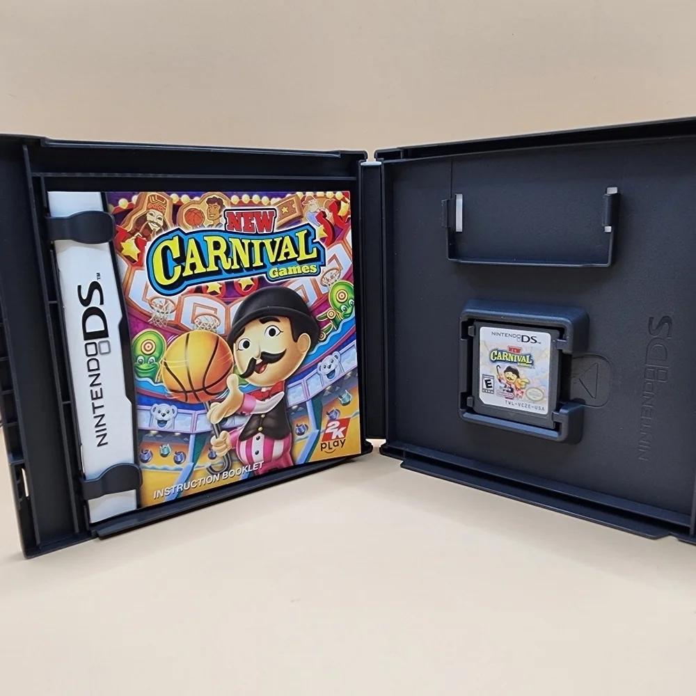 Carnival Games (Nintendo DS, 2008) With Manual